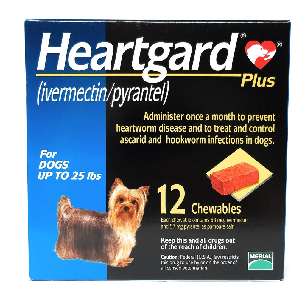 Vet Approved Rx Heartgard Plus For Dogs Up To 25 Lbs 12 Doses