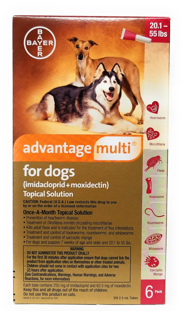 Vet Approved Rx Advantage Multi Dog 20.155 lbs 6 Doses