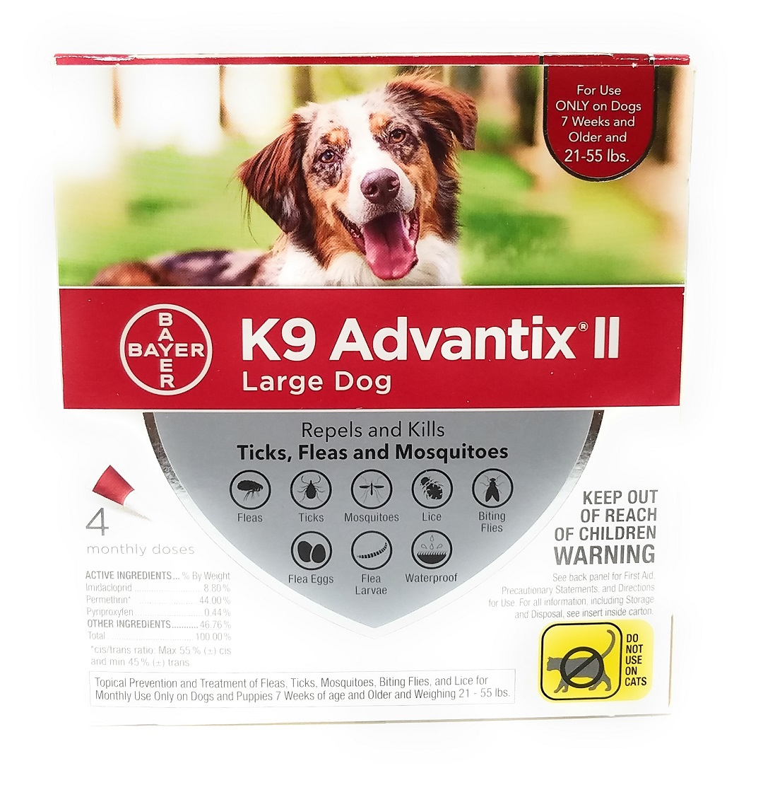Vet Approved Rx K9 Advantix II 2155 lbs. 4 Pack for Pets