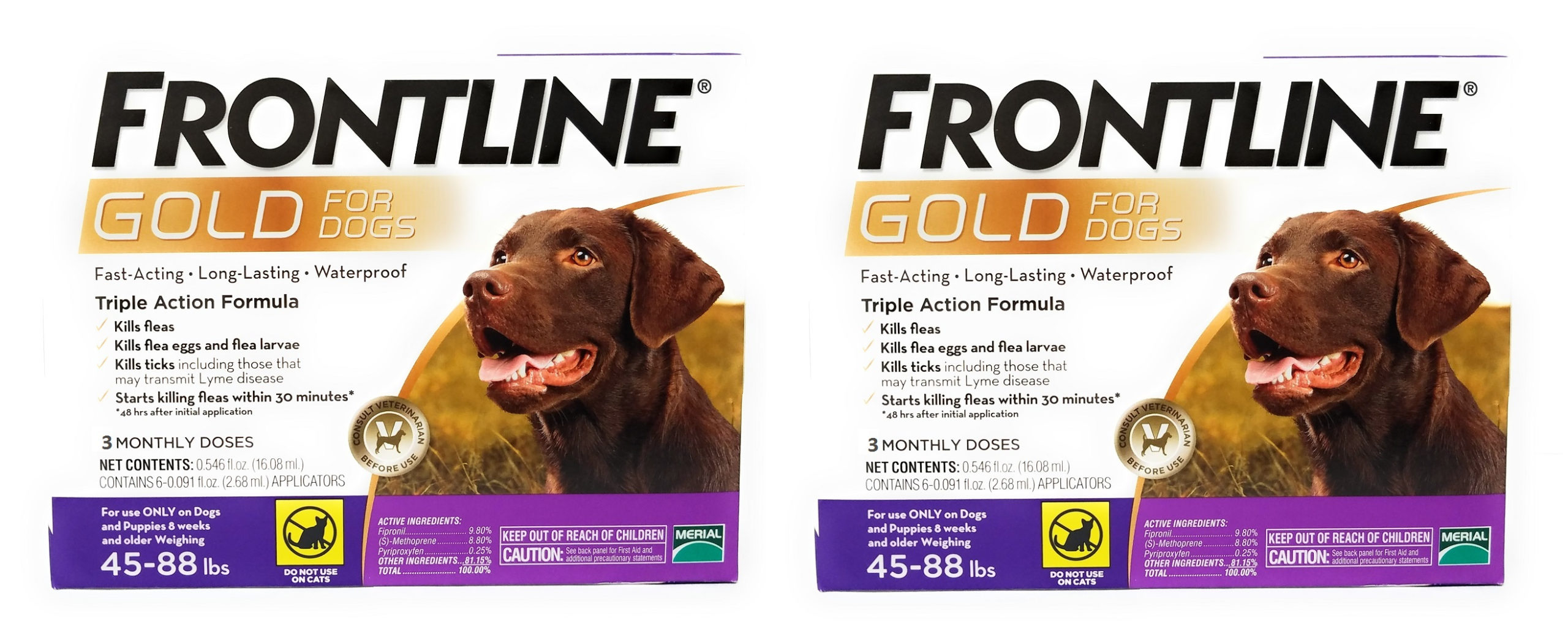 Vet Approved Rx Frontline Gold 45-88 lbs 6 Dose Purple for Pets