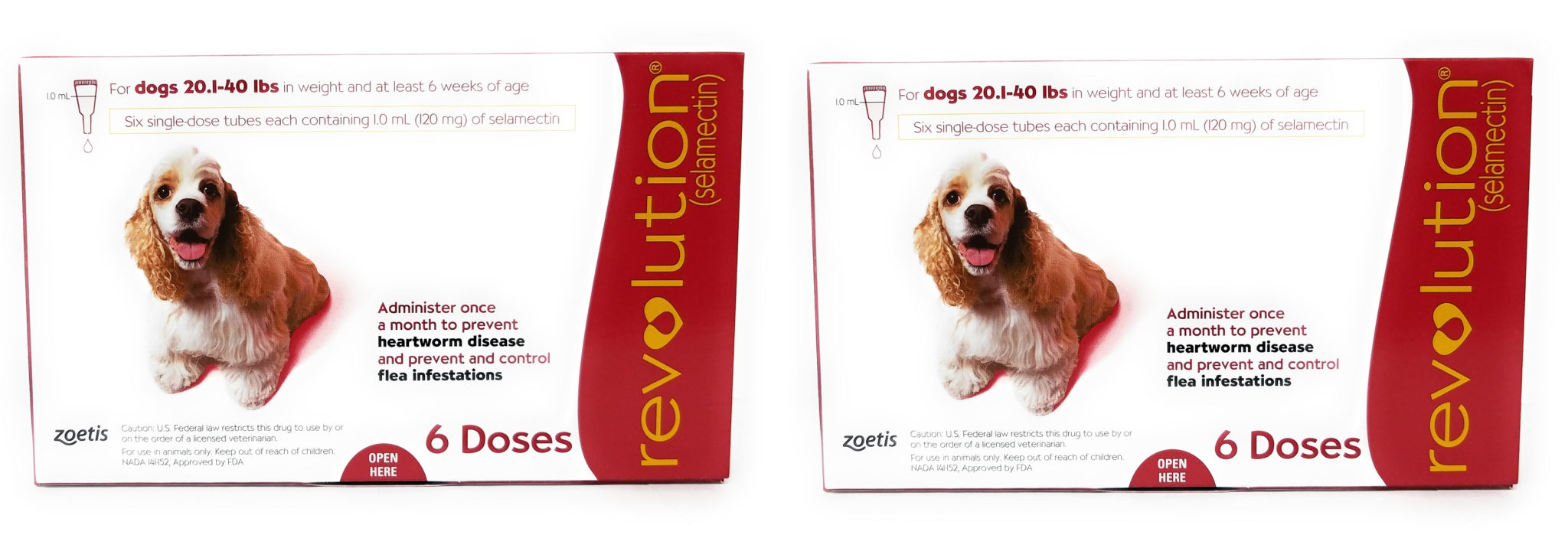 Vet Approved Rx Revolution Dogs 20.140 lbs 12 Doses