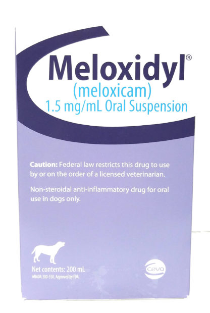 Vet Approved Rx Meloxidyl [meloxicam] Meloxidyl 1.5 mg/mL Oral Suspension 200cc for Pets
