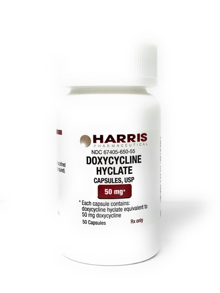 Vet Approved Rx Doxycycline 50mg Tablet 100 Count Bottle for Pets